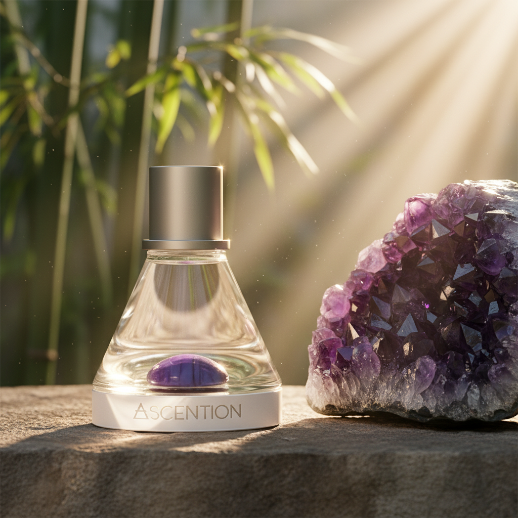 Ascent to Peace - Macro Amethyst with Branding