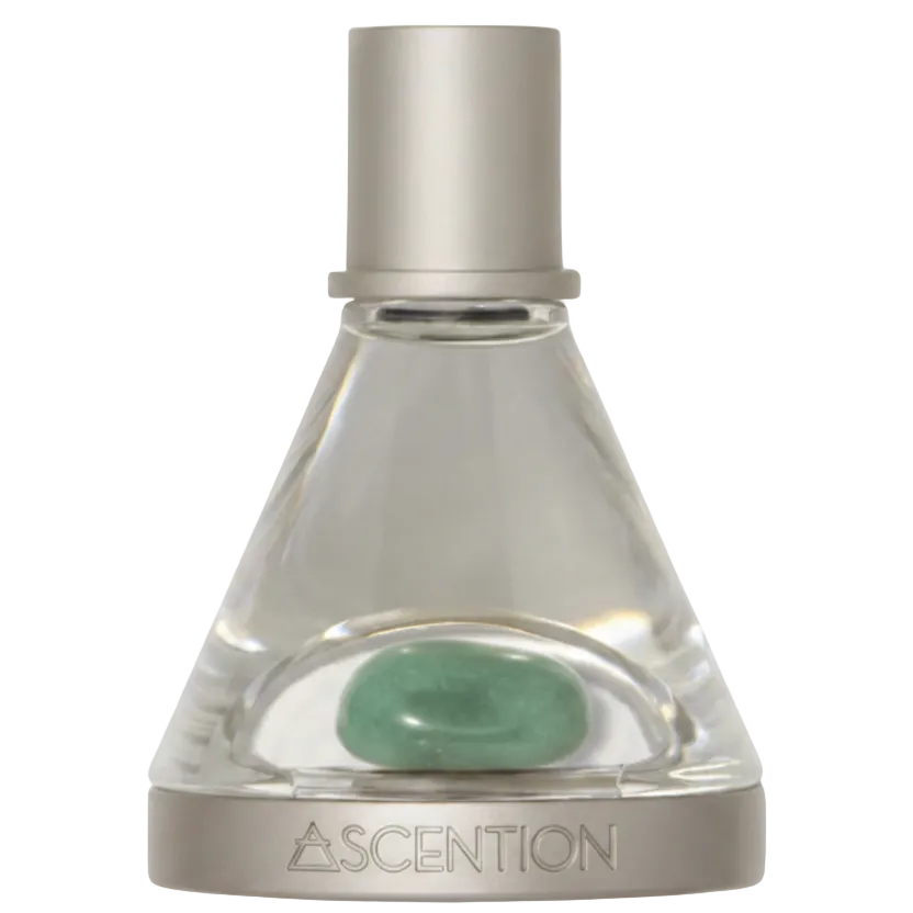 Ascention Green Aventurine Bottle with Metal Base
