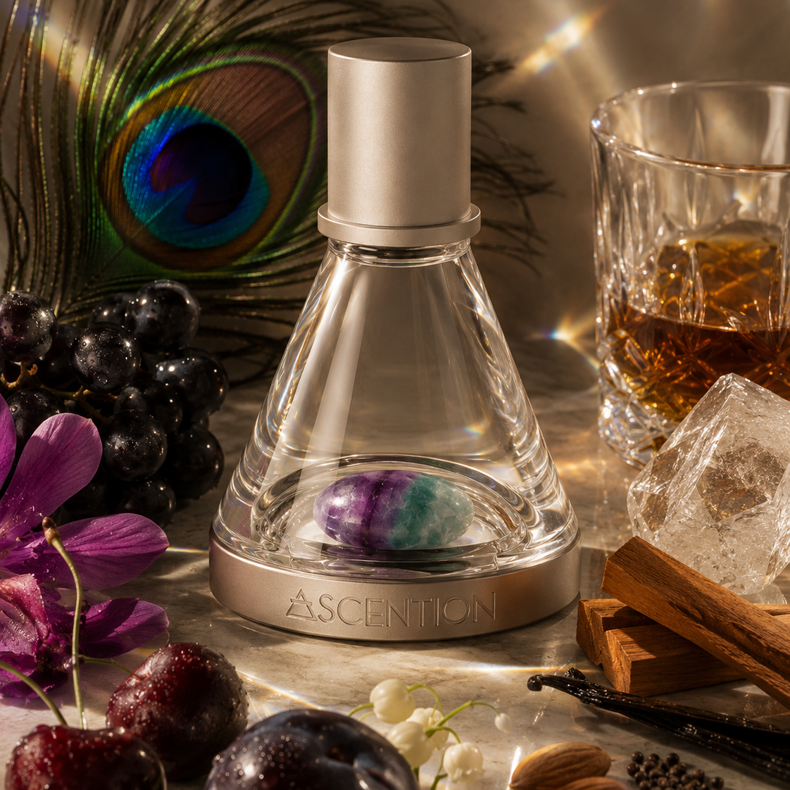 Elorya Imbued in Rainbow Fluorite | Extrait De Parfum