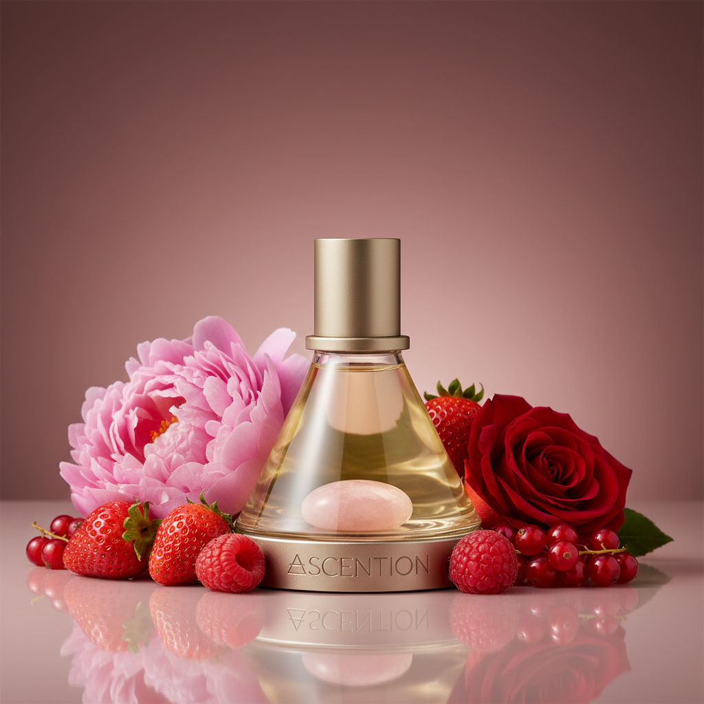 Photorealistic Ascent to Love with ingredients